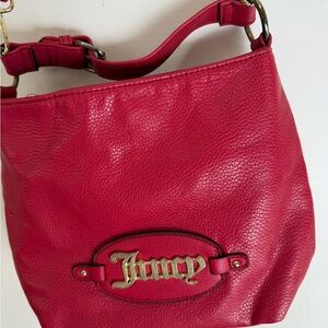 Juicy Couture Pink Leather Shoulder Bag
